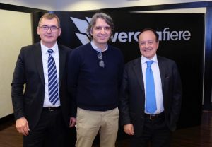 President and CEO of Veronafiere with Major of Verona, Federico Sboarina Veronafiere con il sindaco di Verona Federico 
